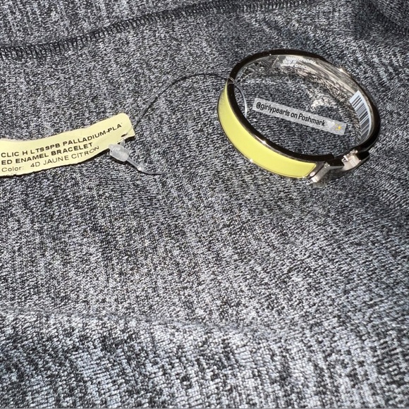 Hermès Clic H Bracelet Jaune Citron PM NEW - Picture 14 of 17
